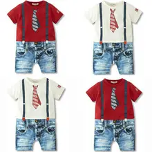 Baby Boys Kids Newborn Infant Overalls Romper Shorts Bodysuit Outfit Clothing US