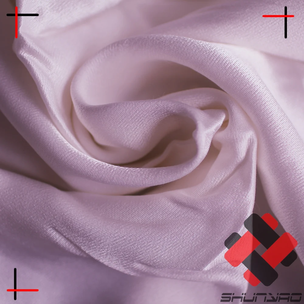 重型人造丝粘胶 charmeuse 缎面料 47% 粘胶 53% 人造丝混纺绉绸 san