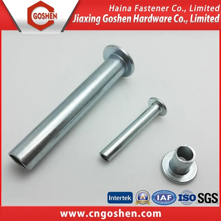 Blind Rivet Flat Head Semi Tubular Shoulder Solid Aluminum Rivet Buy