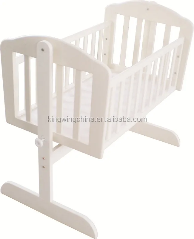 antique wooden baby cradle