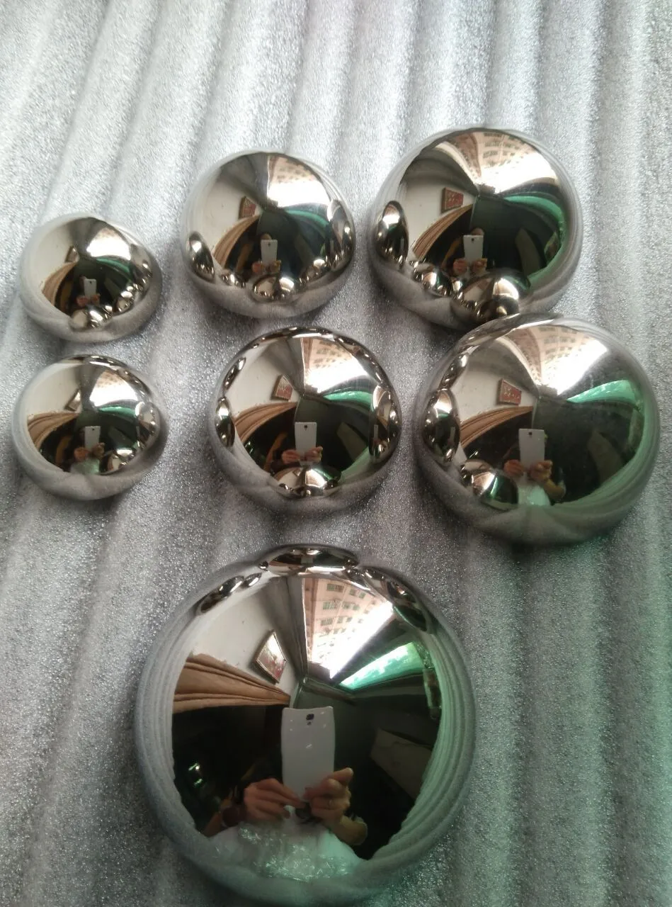Mirror finish stainless steel bath bomb mold /ice mould /half ball
