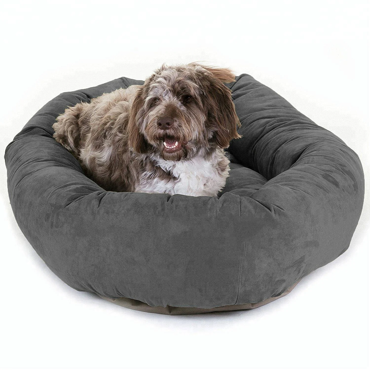 New Suede Softy Round Warm Large Dog 