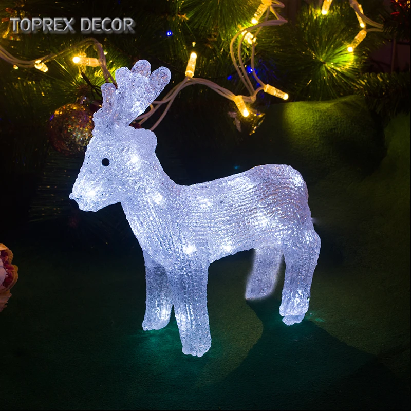 2020 new year christmas decoration illuminated motif reindeer deer lights