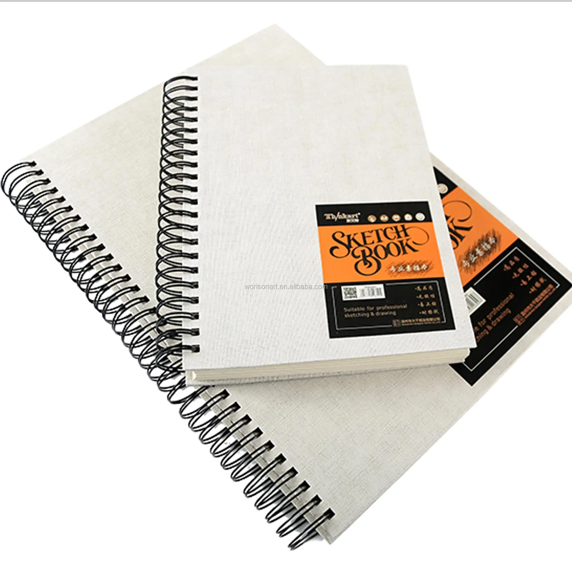 A4 A5 Sketch Pad Headbound Spiral White Cartridge Drawing Paper Book Art 135gsm 