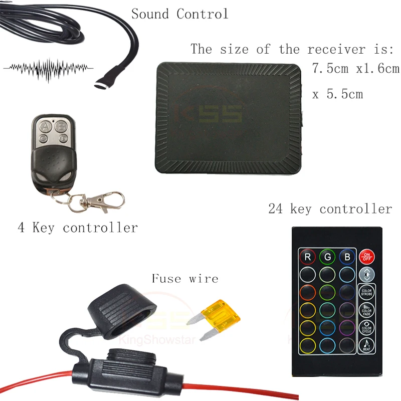 High quality waterproof wireless control remote color boat light led