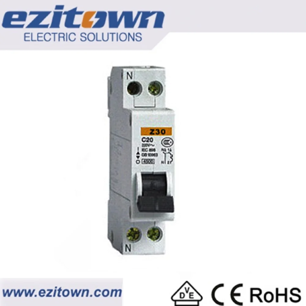 Dz47l Electrical Isolator Types Elcb Mcb Earth Leakage Circuit Breaker ...