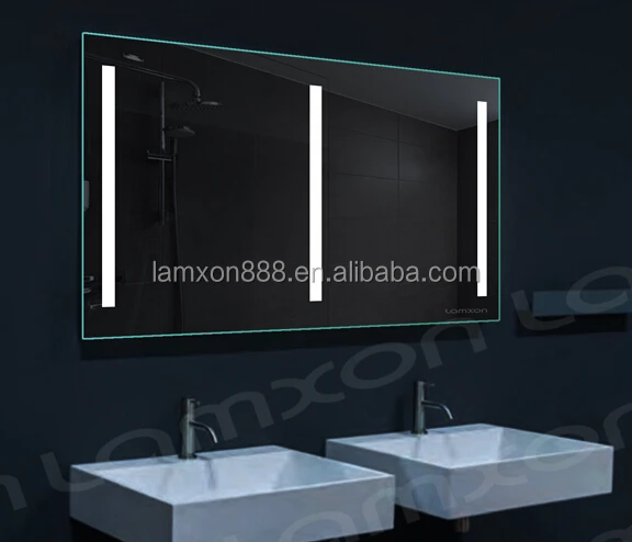 Wholesale high quality villa bathroom LED light vanity mirrors for commercial apartment project