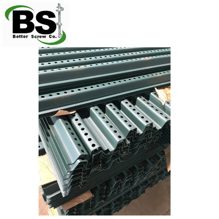 Perforated Steel Square Powder Coated Fence Sign Tube Post8 Foot X1