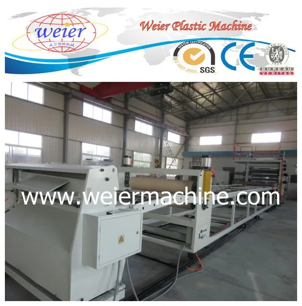 PVC Wall Panel Marble Sheet Production Line PVC Marble Floor Making Machine