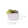 Square round corner ceramic mini succulent plant flower pot