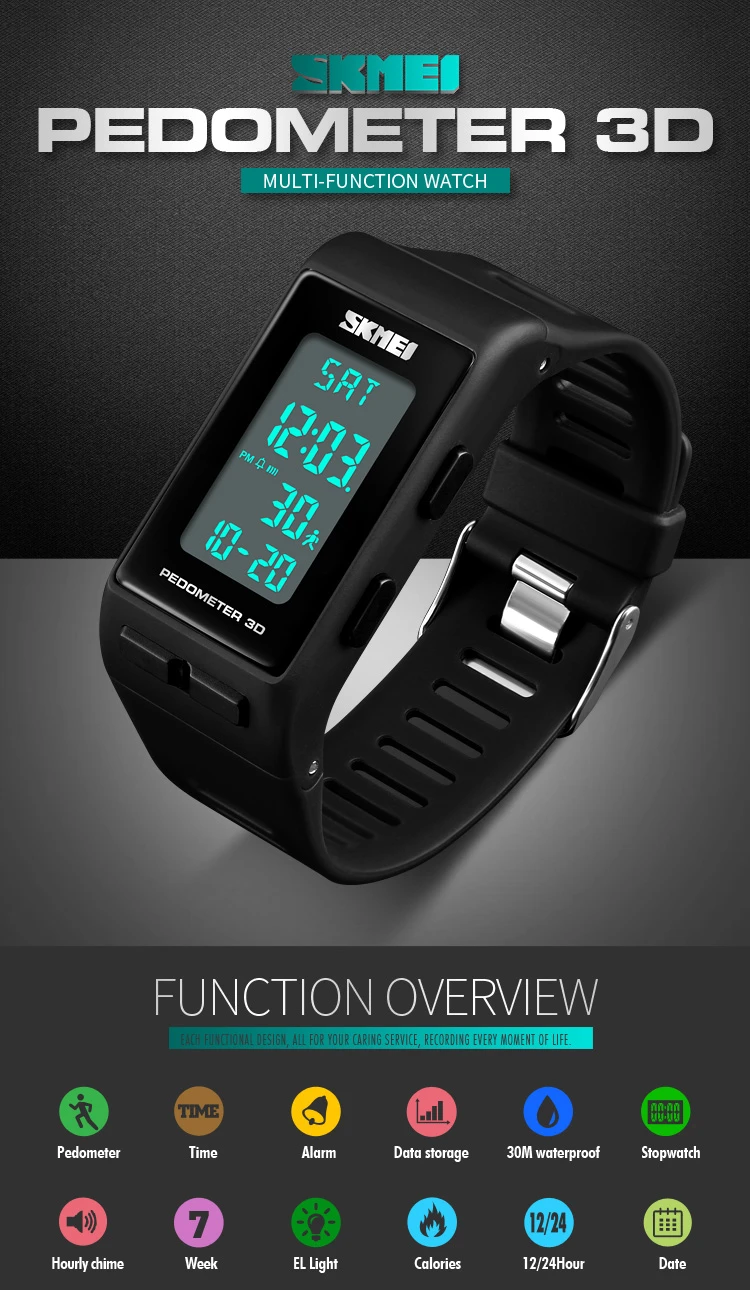 instructions for skmei watch