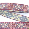 Custom embroidered woven jacquard webbing