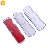 Cash Commodity Rectangle Acrylic Transparent Clear Plastic Flip-Open Pen Box With Magnet