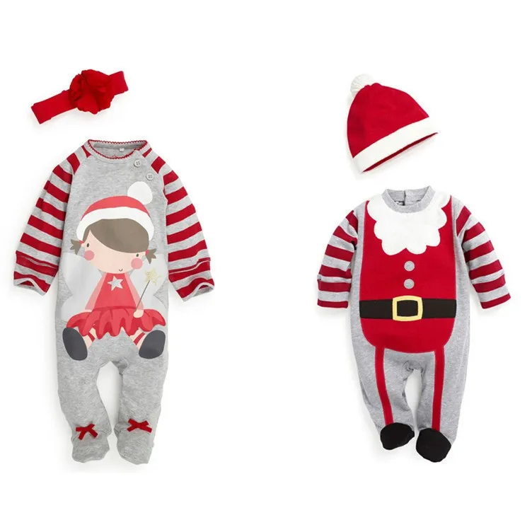 W1502 Christmas Gift 2016 Hot Baby Jumpsuit Santa Claus Clothes ...