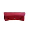 Wholesale Red PU Leather Sunglasses Case Pouch