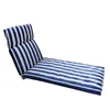 strips printing outdoor furniture meory foam seat sunbed cushions