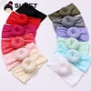 bulk Nylon Headband Round Knot Head wrap Stretch Nylon headbands wide Nylon Turban Round Knot Headband