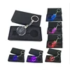 New Custom Engraved Tooth LED Flashlight Crystal Keychain