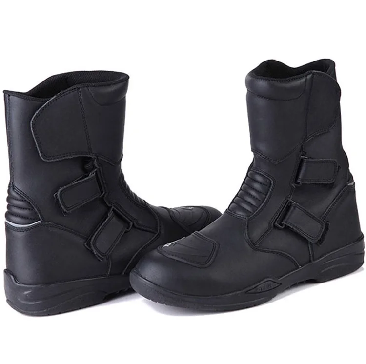 Arcx Motorcycle Cowhide Waterproof Riding Boots Motorcycle Police Boots ...