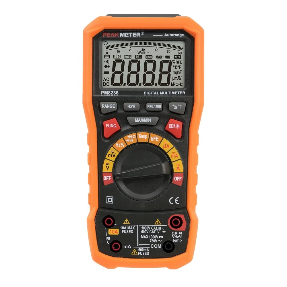 Digital Multimeter With Usb Interface Ms8236,Hotsale Usb Multimeter