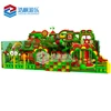 Forest Themed Indoor Playground Fence Soft Play Games Children Indoor Big Slides For Sale