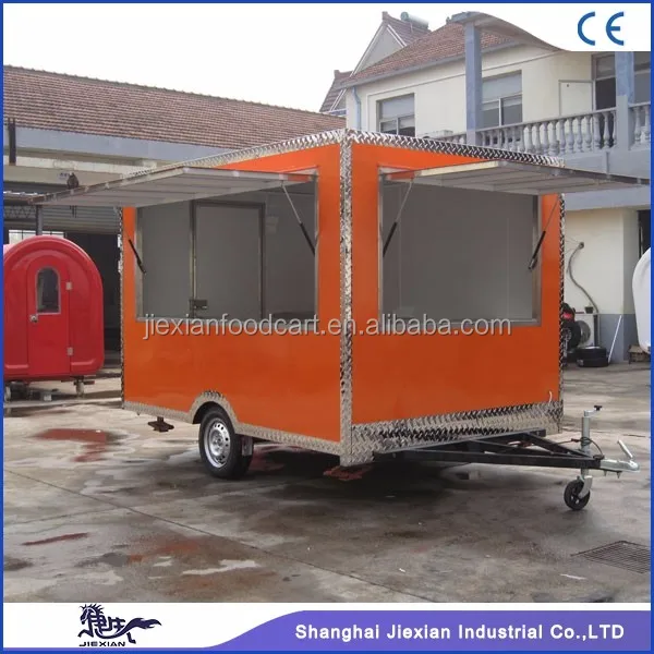 JX-IC160 Shanghai Jiexian hot dog cart price hot dog carts trailer 