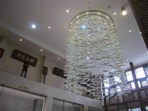 Modern Fancy Hotel Lobby Fish Chandelier - Buy Fish 