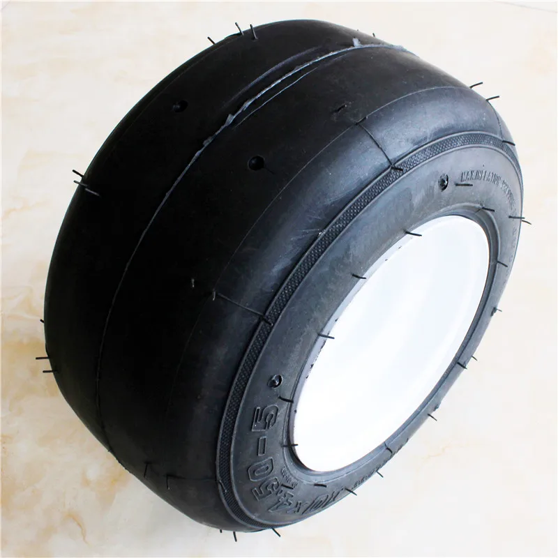 Front Wheels And Iron Rims Hub 5 Inch Go Kart Tire With Rim Chinese