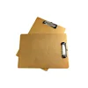 Eco-friendly Hardboard Clipboard Pack, Low Profile Clip Standard A4 Letter Size, Classroom Supplies