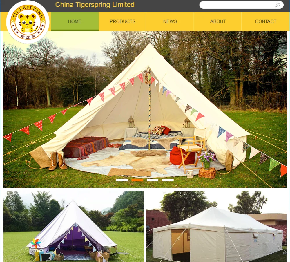 Doublelayer Super Luxury Camping Tent Large Camp Hotel Tent For