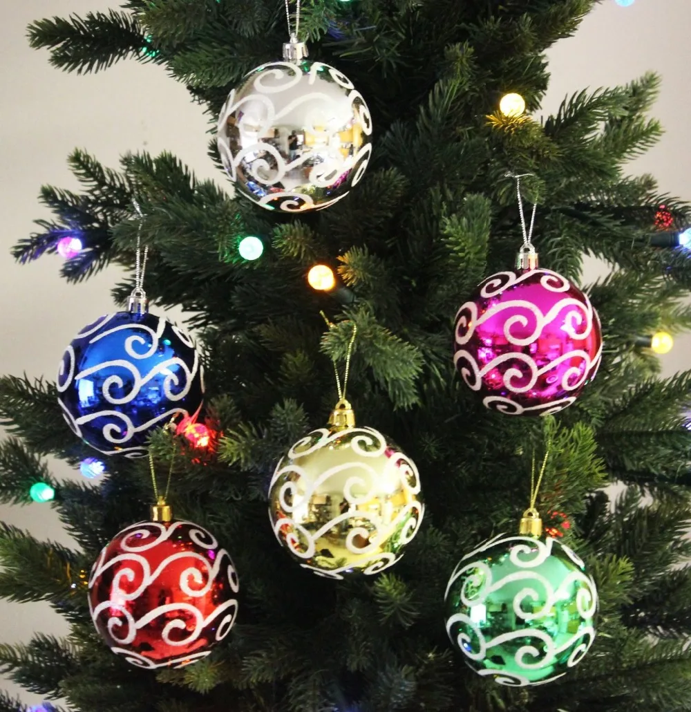 Wholesale Christmas Ornaments Hanging Glass Christmas Ball High Quality