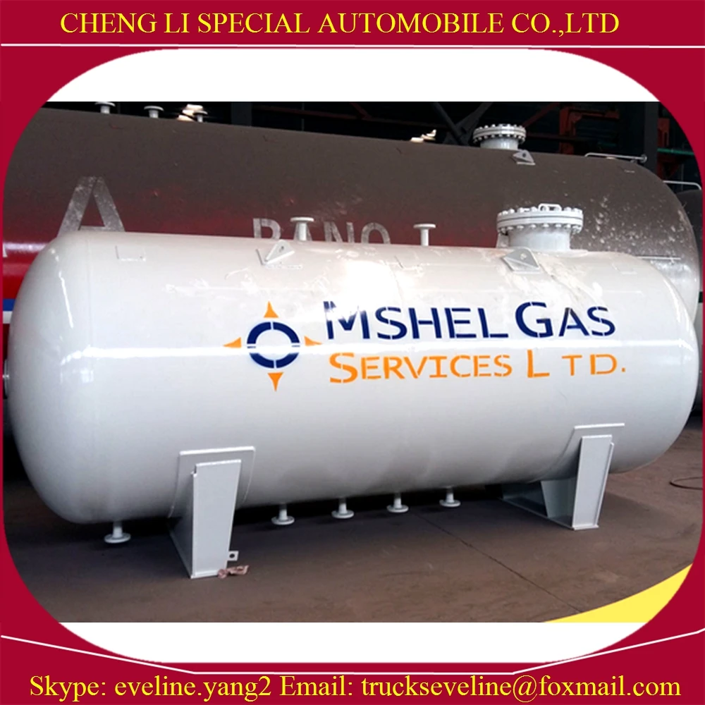 5m3 2tons 5000liters Horizontal Bulk Gas Tanker Lpg Storage Tank - Buy ...