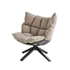Fiberglass shell modern husk chair designer chair with swivel base