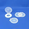 Small plastic c-shell cd case 8cm clear mini disc case
