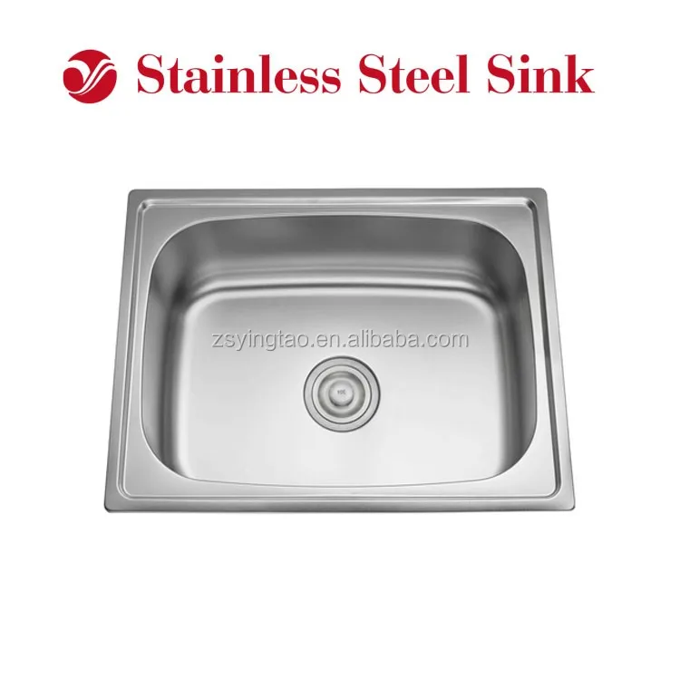 Apartment Small Size Above Counter Single Bowl Stainless Steel Kitchen