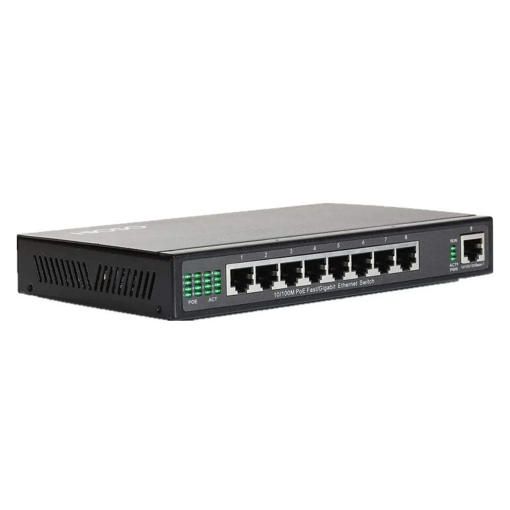 Brand new cctv 8 ports oem poe switch for wholesales