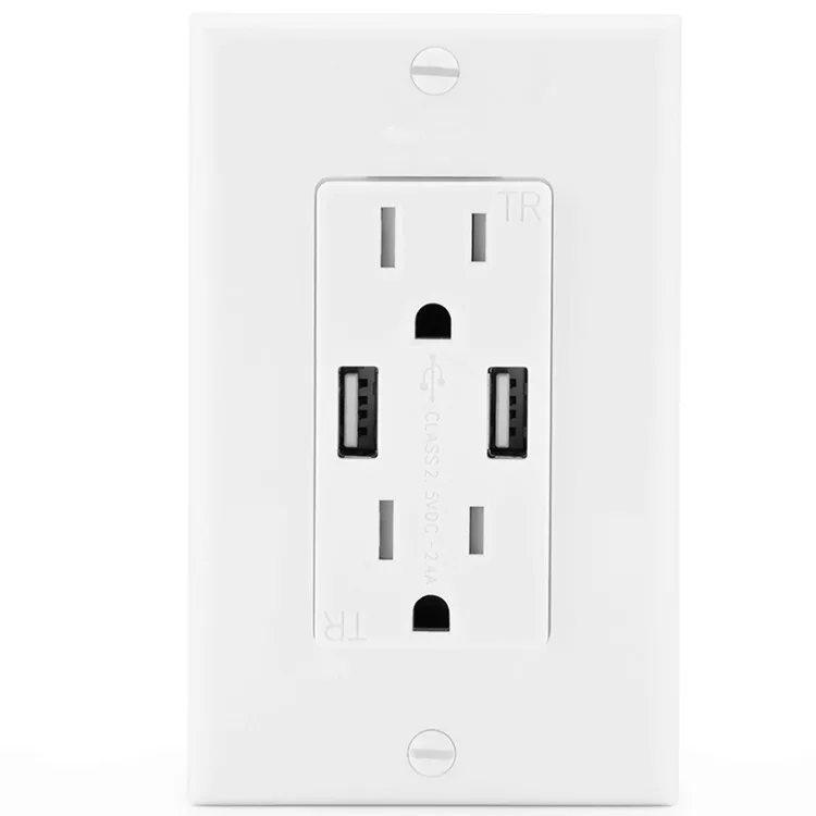 Etllisted America Standard Usb Wall Socket Buy Usb Wall Socket,Usb