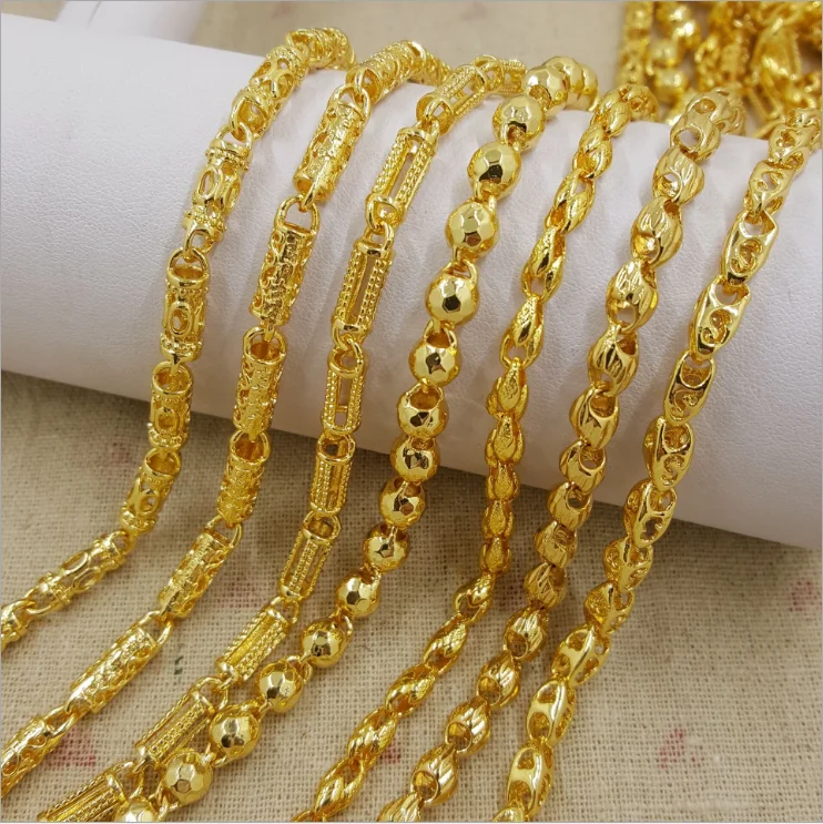 wholesale dubai new 18k gold chain necklace design for men