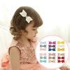 Alibaba hot sale hair accessories set decorative mini snap hair clip bows