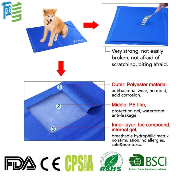 30x40cm Dog Pet Products Supplies Cooling Cool Gel Pad Bed Mat Dog Cooling Mat Buy 30x40cm Dog