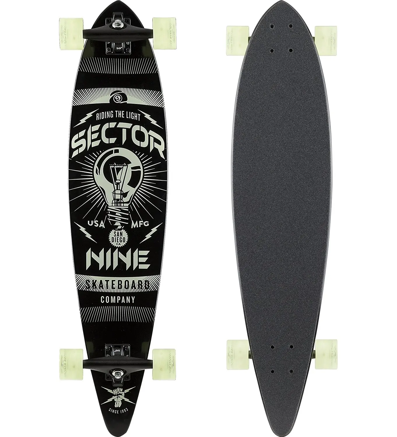 Sector 9 Beacon Complete Skateboard, Assorted, 38" x 8.75" WB - 25.75"