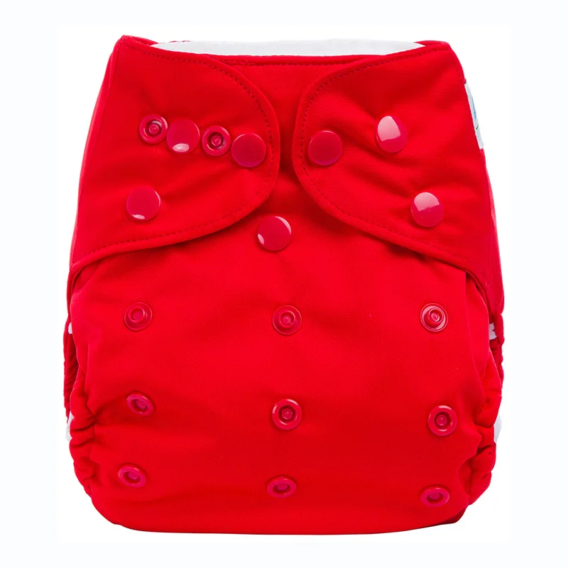 
2019 Reusable Stylish Design Waterproof Solid Color Cloth Diaper Cover 