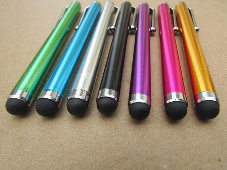 Universal Rubber Tip Stylus Pen,Promotional Metal Touch Screen Pen Free