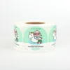 Custom Design packing by roll Adhesive glossy Vinyl Baby Products sticker label