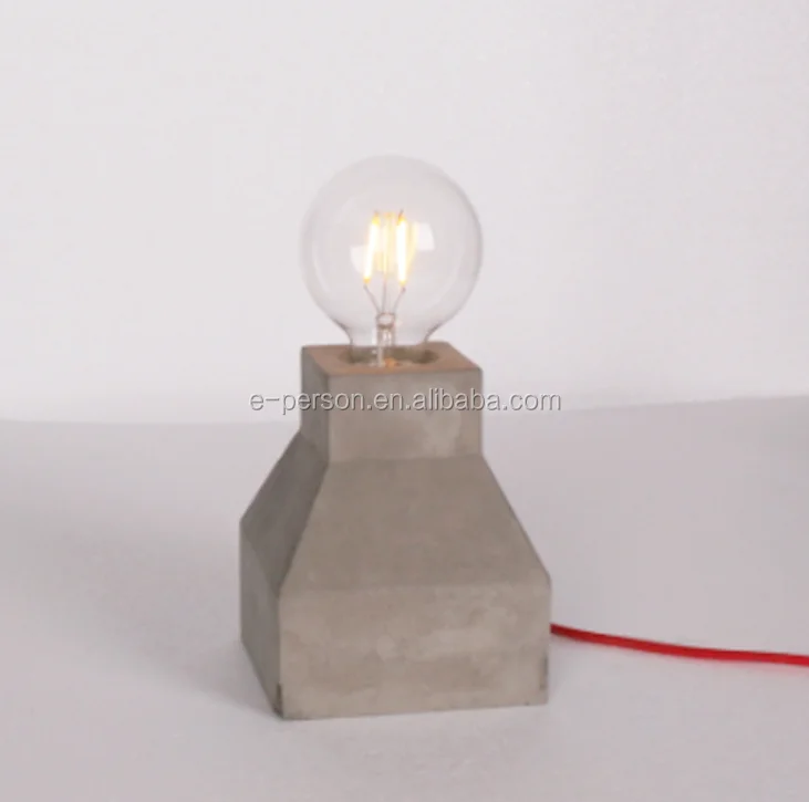 Lamp Exporter Concrete Table Lighting Cement Desk Lamp Buy Cement