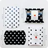 Custom Folding Food Grade Eco Friendly Paper Pillow Box Silk Packing Logo Print For Food Birthday Candy Chocolate Gift Packaging
