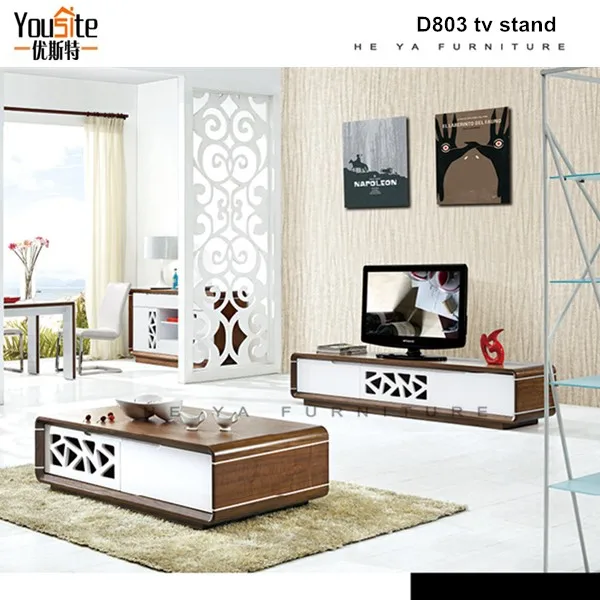 mdf tv wall unit design living room wood wall panel tv cabinet d803