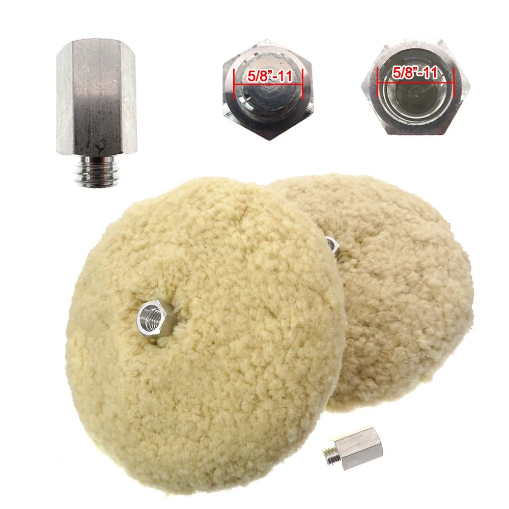 5 8 11 Thread Adapter For Double Side Wool Pads Buy Adapter Thread 5-8-11-thread-adapter-for-double-side-wool-pads-buy-adapter-thread