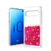for Samsung Galaxy S10 Glitter Liquid Moving Cases Funny Floating Quicksand Sparkly Phone Cover Case with Clear soft TPU border