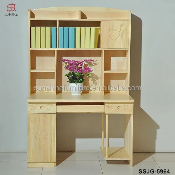  , bookcase with study table,desk bookcase combination for children